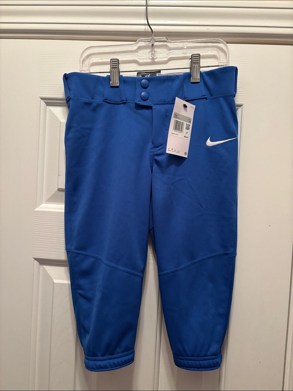 NWT Nike Kids Royal Blue Performance Softball Pants